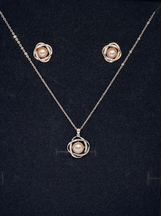 Sterling Silver Pearl Necklace