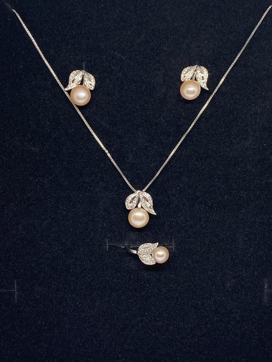 Sterling Silver Pearl Necklace