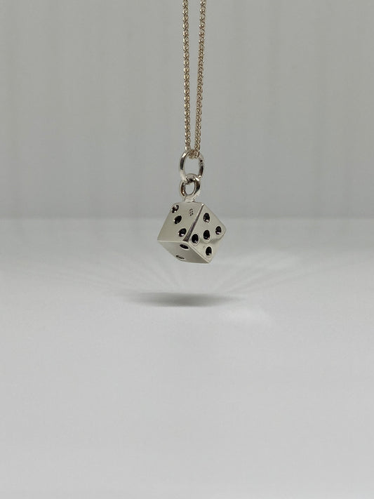 Sterling Silver dice Pendant