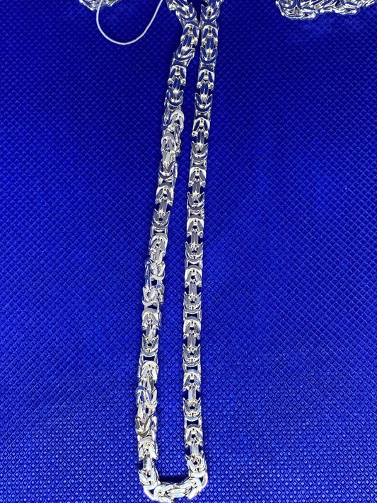 Sterling Silver Byzantine Chain