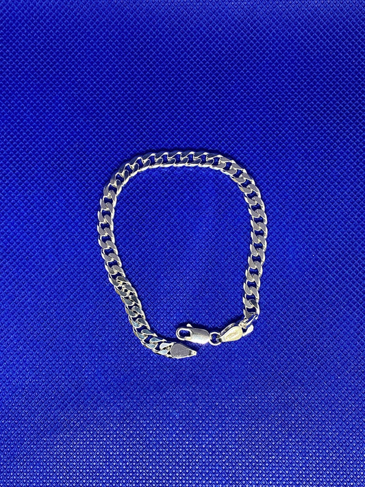 Sterling Silver Cuban Link Bracelet