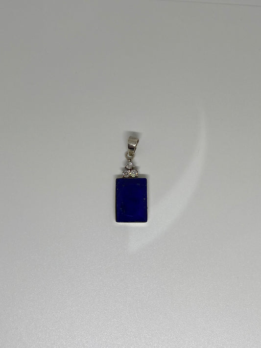 Sterling Silver Lapis Lazuil Pendant