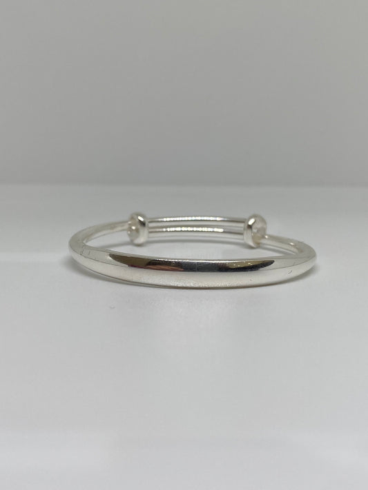 999 Sterling Silver Baby Bangle