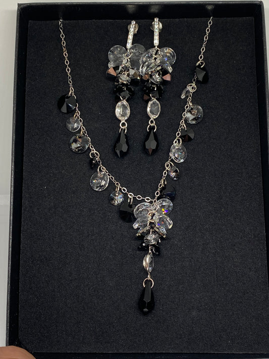 Sterling Silver Crystal Set