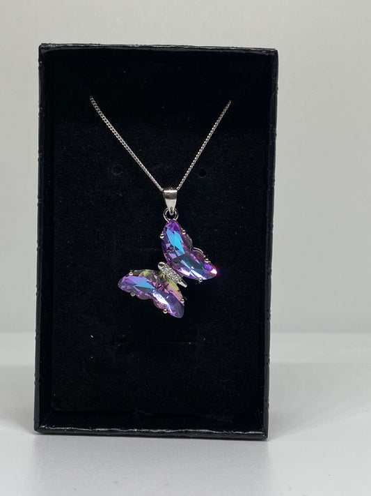 Sterling Silver Butterfly Necklace